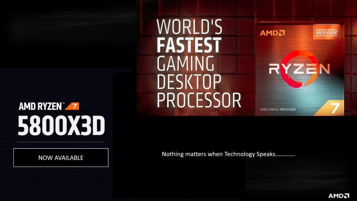 AMD RYZEN7 – 5800X3D